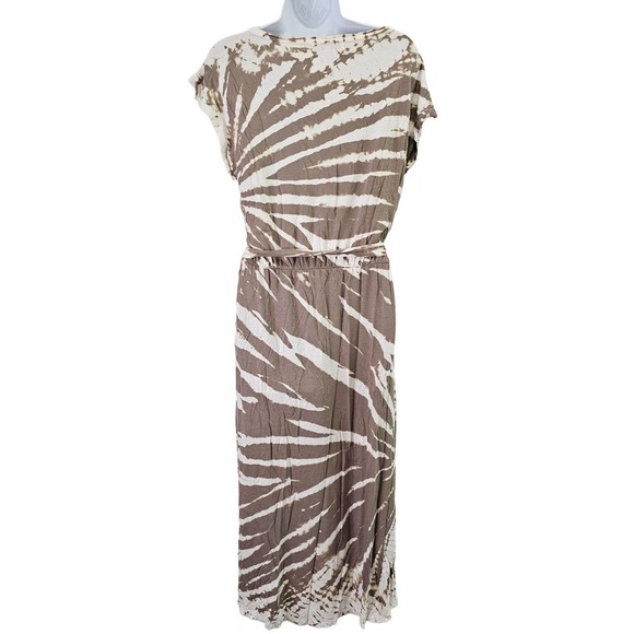 YFB YOUNG FABULOUS & BROKE Faux-Wrap Tie Dye Dress M - Picture 3 of 8